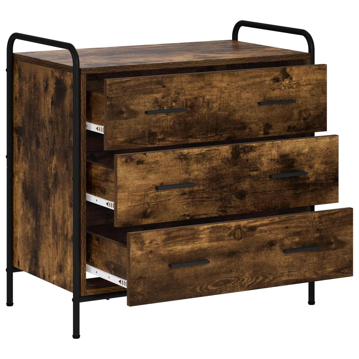 Ormar s ladicama Dimljeni hrast 70 x 39,5 x 71 cm