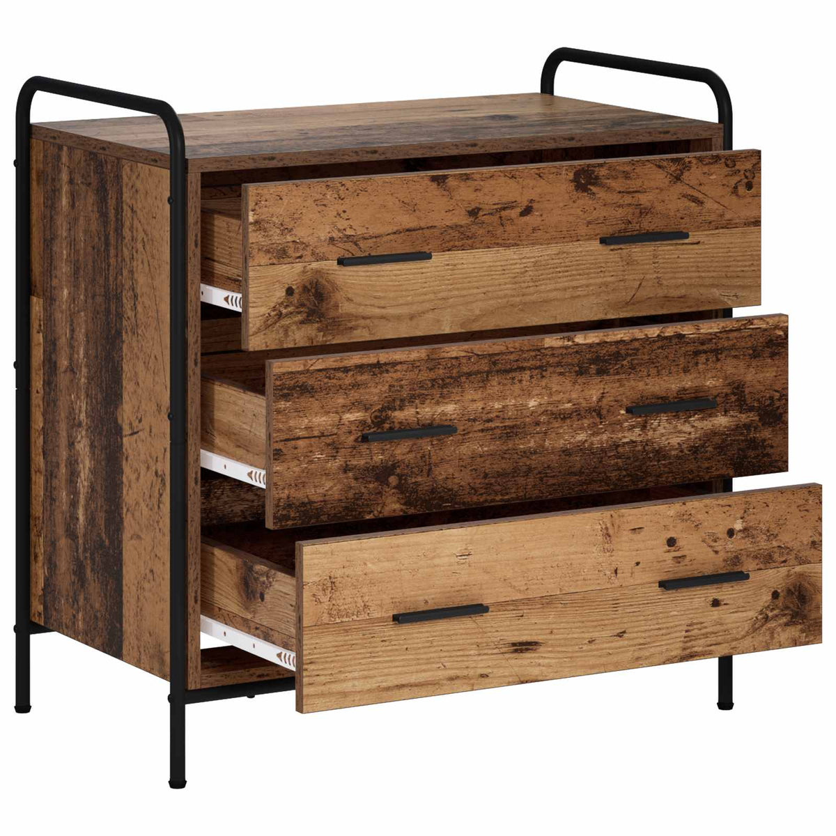 Ormar s ladicama Staro drvo 70 x 39,5 x 71 cm Konstruirano drvo