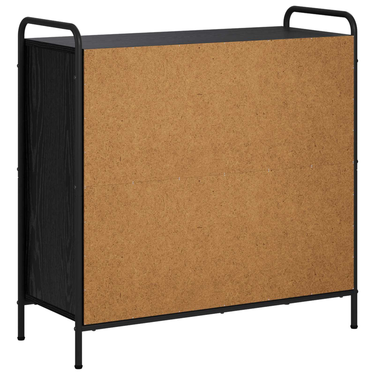 Ormarić za knjige 80 x 33 x 80 cm Konstruirano drvo Crni hrast