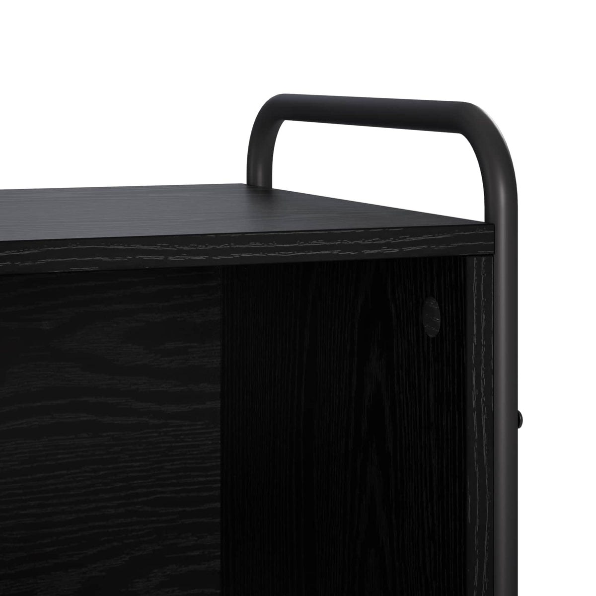 Ormarić za knjige 57 x 33 x 111 cm Konstruirano drvo Crni hrast