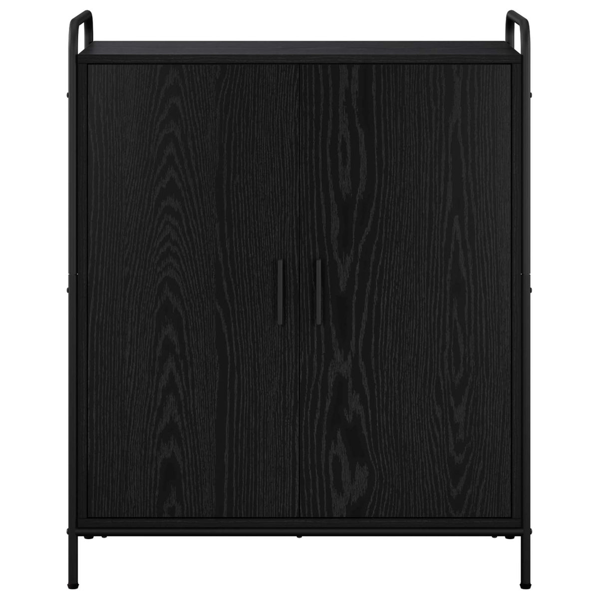 Ormar za cipele 76 x 36,5 x 93 cm Konstruirano drvo Crni hrast