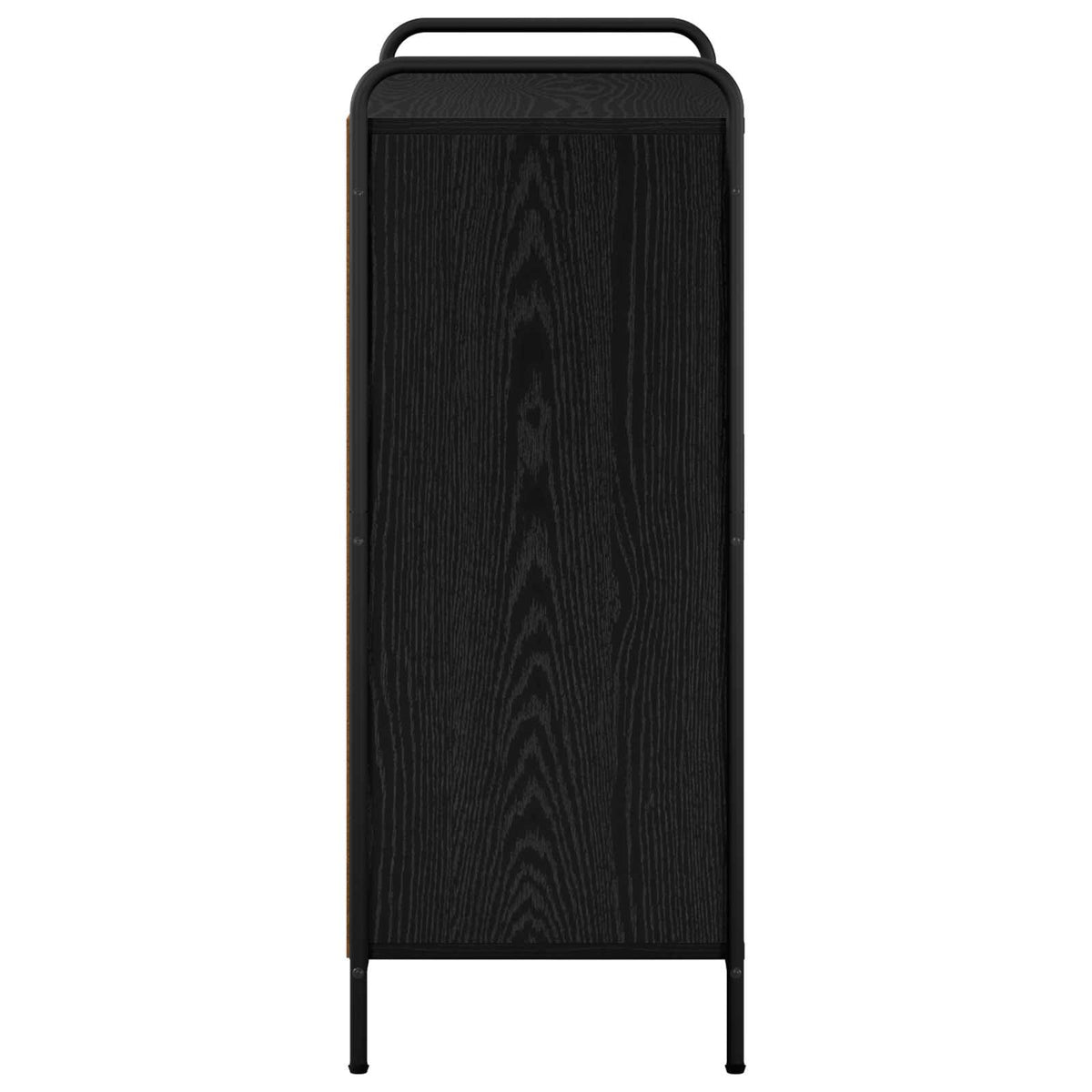 Ormar za cipele 76 x 36,5 x 93 cm Konstruirano drvo Crni hrast