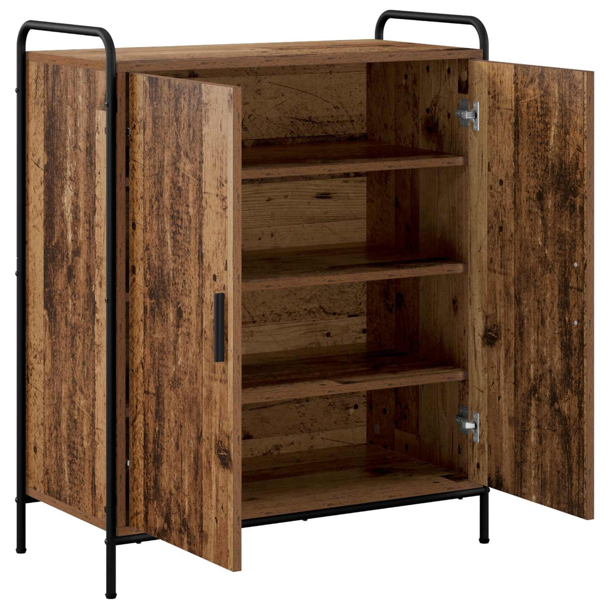 Ormar za cipele 76 x 36,5 x 93 cm Konstruirano drvo Staro drvo