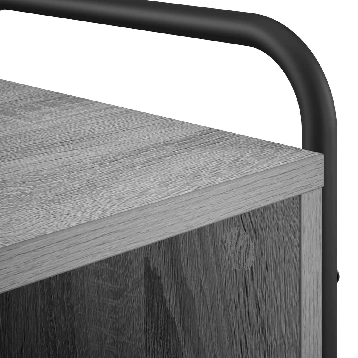 Ormar za cipele 76 x 36,5 x 93 cm Konstruirano drvo Siva Sonoma
