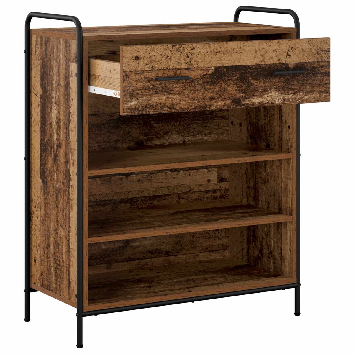 Ormar za cipele 76 x 36,5 x 93 cm Konstruirano drvo Staro drvo