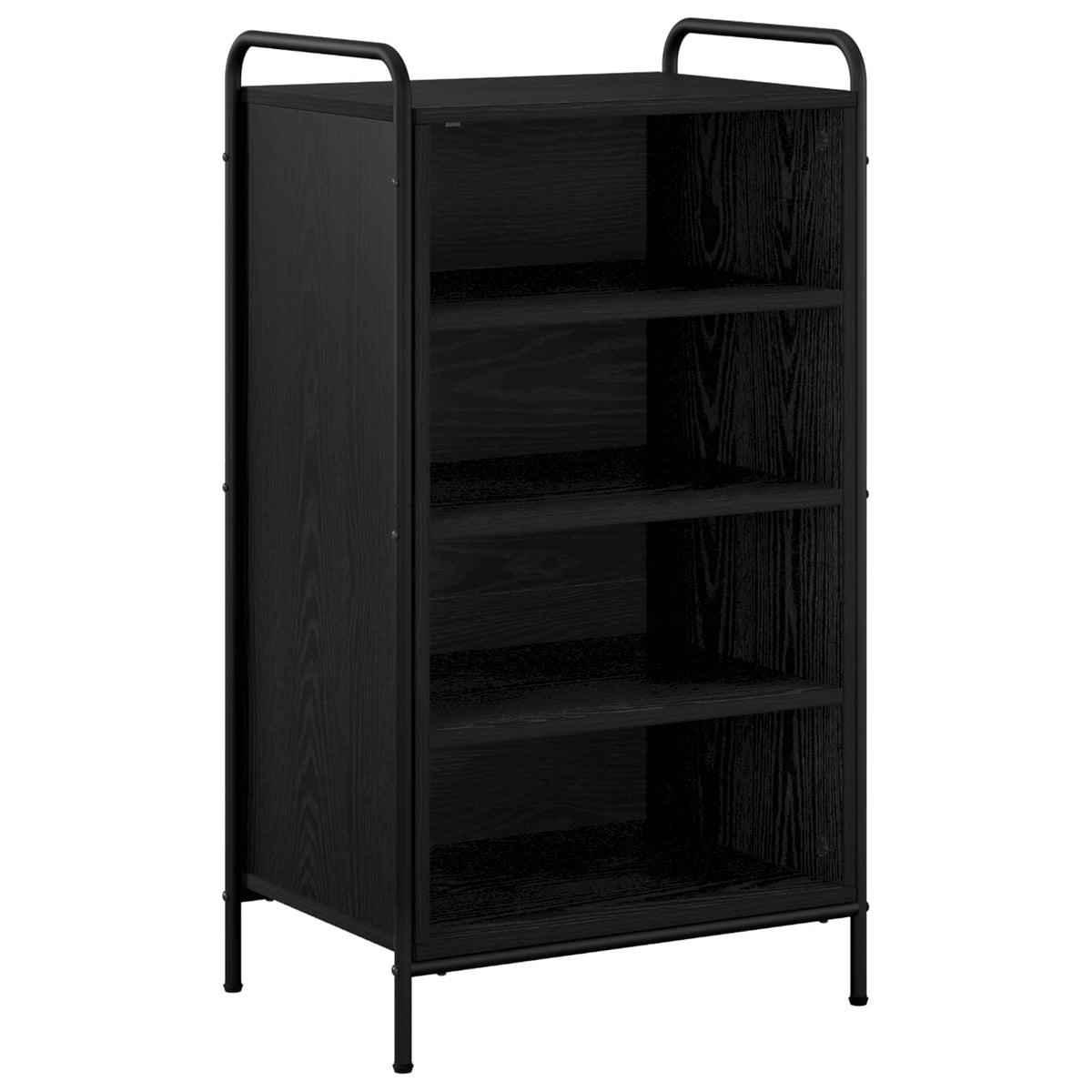 Ormar za cipele 51 x 36,5 x 93 cm Konstruirano drvo Crni hrast