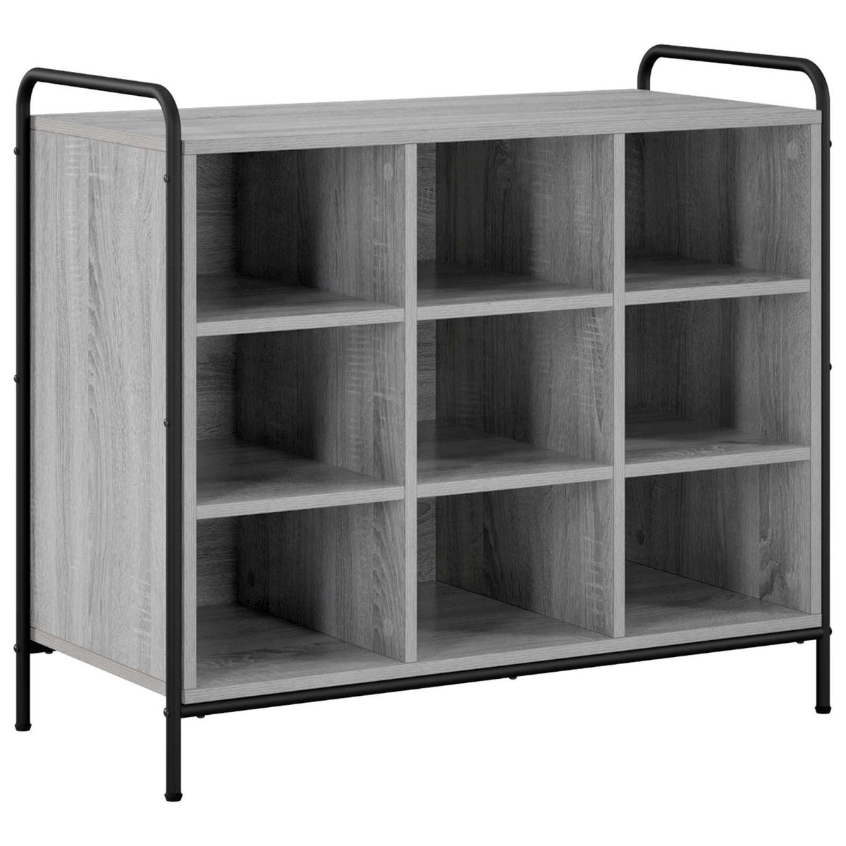 Ormar za cipele 85 x 39,5 x 75 cm Konstruirano drvo Siva Sonoma