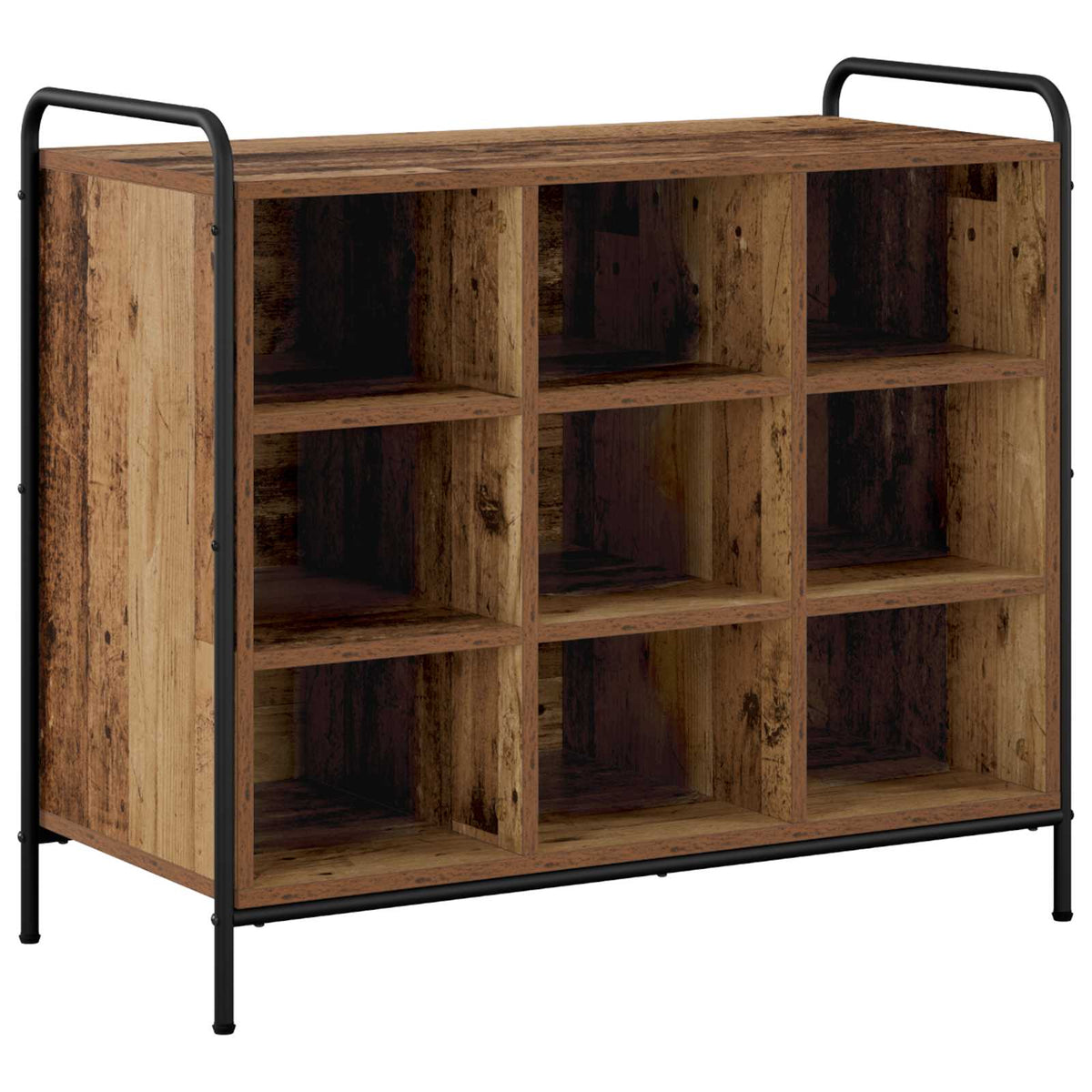 Ormar za cipele 85 x 39,5 x 75 cm Konstruirano drvo Staro drvo