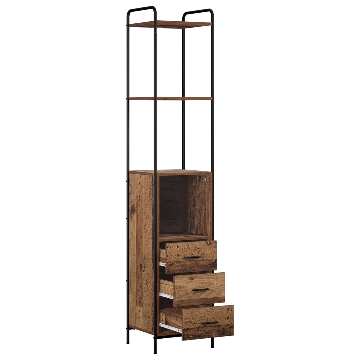Kupaonski ormar Staro drvo 40 x 36 x 200,5 cm Konstruirano drvo