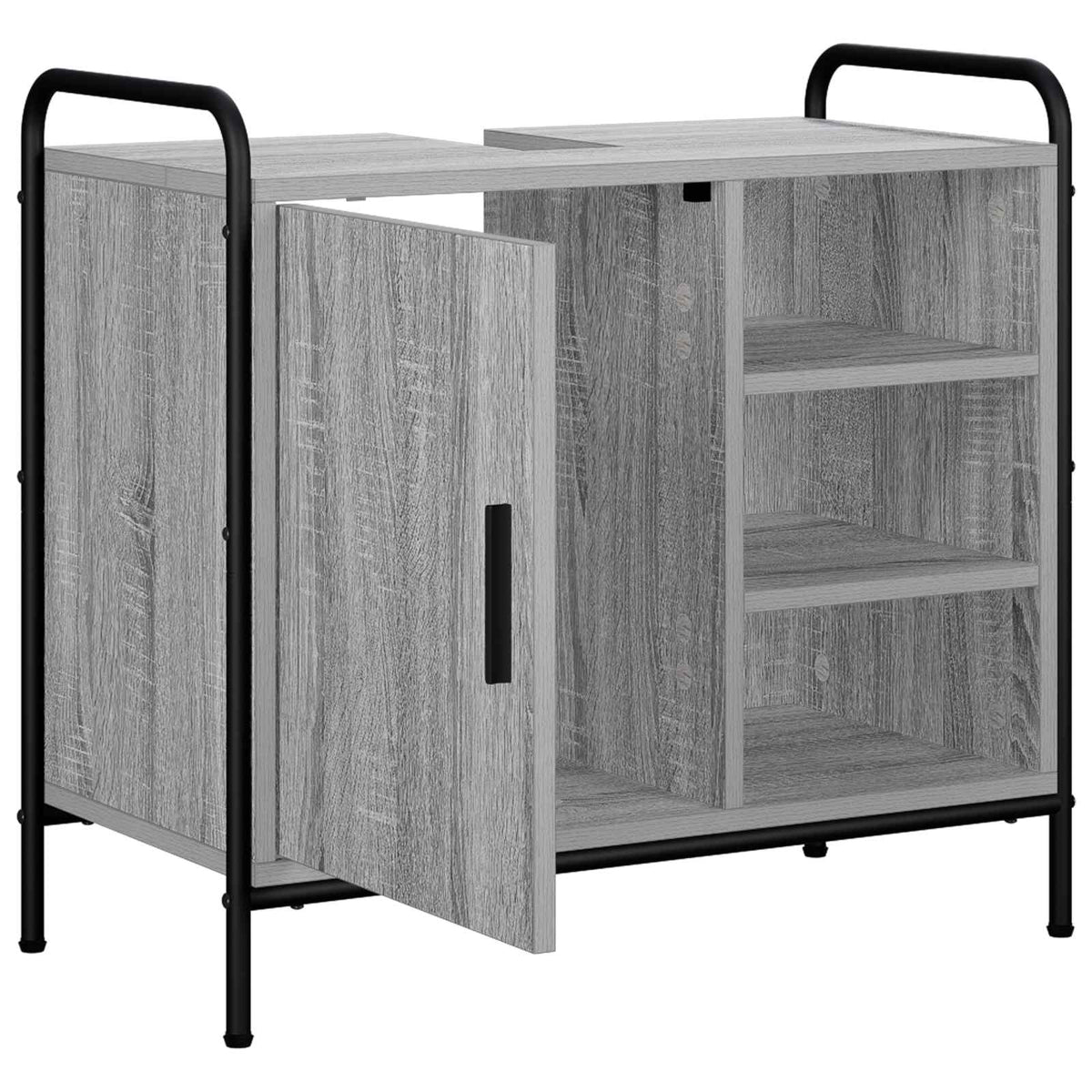 Kupaonski ormar Siva Sonoma 65,5 x 34 x 61 cm Konstruirano drvo