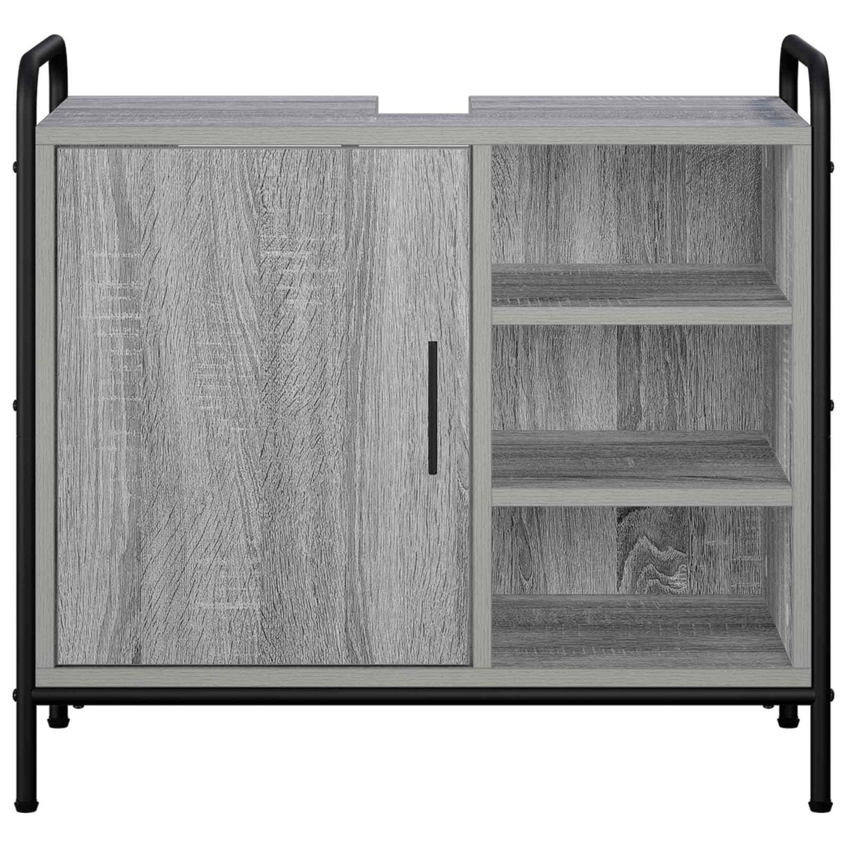 Kupaonski ormar Siva Sonoma 65,5 x 34 x 61 cm Konstruirano drvo