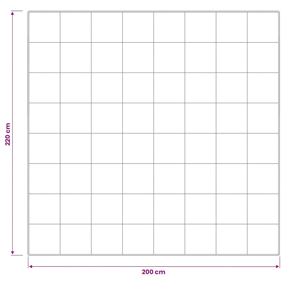 Poplun 200x220 cm 4 godišnja doba 300 GSM Australska vuna