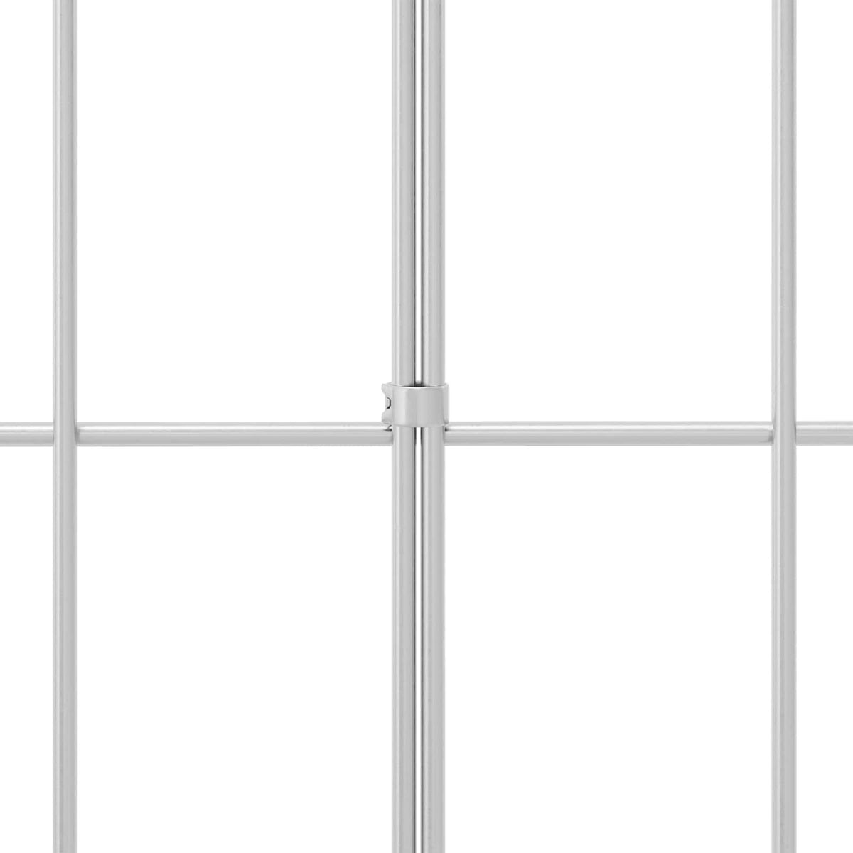 Panel vrtne ograde 12 pcs Pocinčani čelik Srebrna