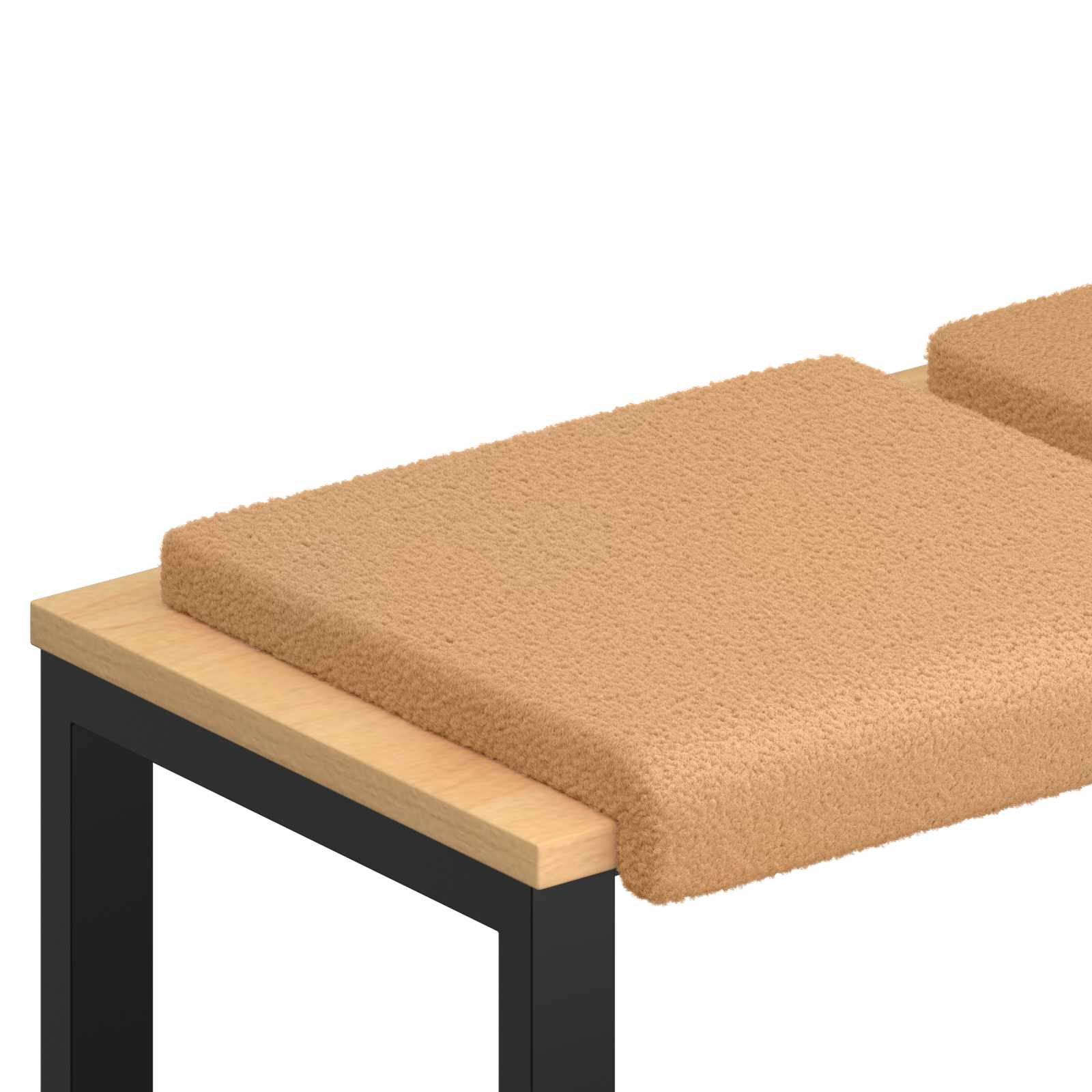 Jastučić za klupu 2 kom. Sherpa Tkanina Bež Dubina 35 cm