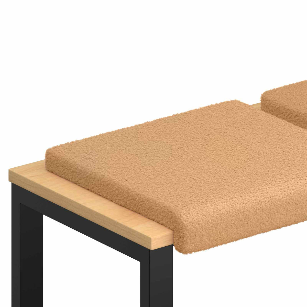Jastučić za klupu 4 kom. Sherpa Tkanina Bež Dubina 35 cm
