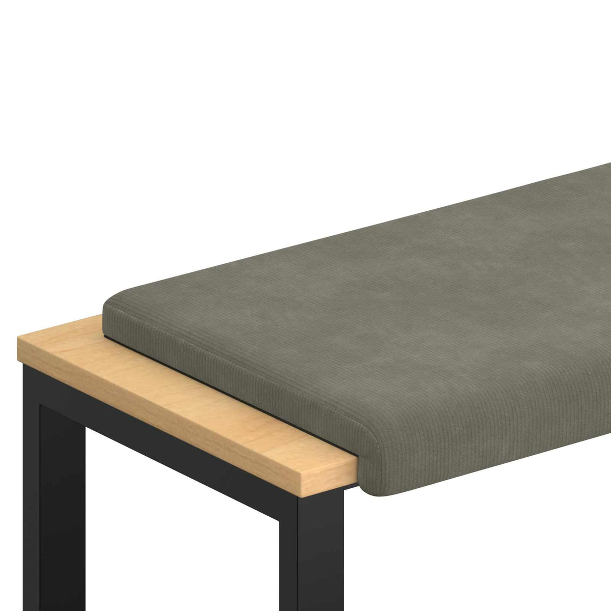 Jastučić za klupu Kord Svjetlosiva Dubina 35 cm