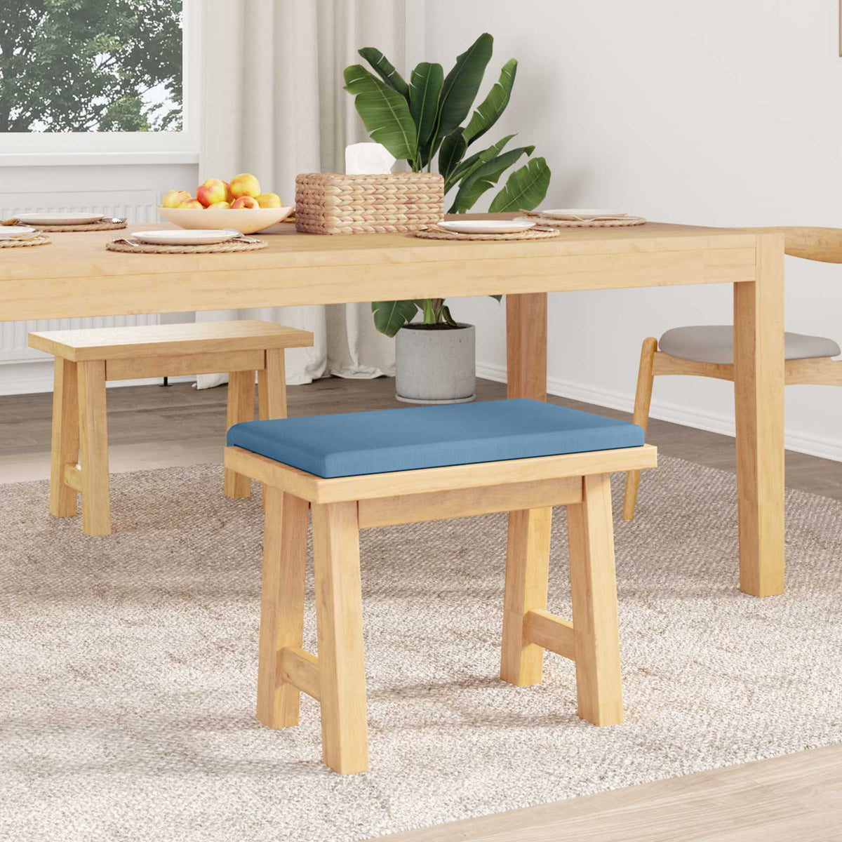 Jastučić za klupu Kord Plava Dubina 35 cm