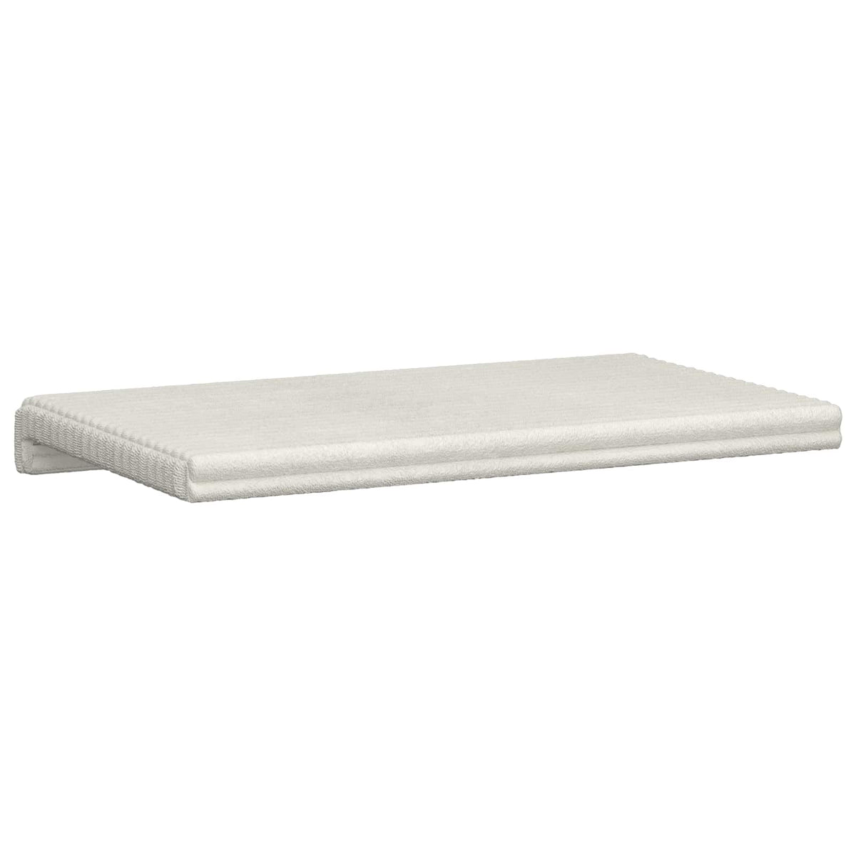 Jastučić za klupu Plišani kord Krem Dubina 35 cm