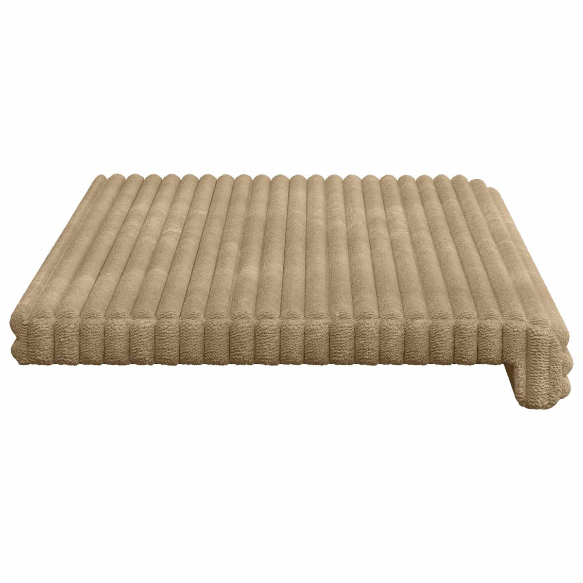 Jastučić za klupu Plišani kord Sivosmeđa Dubina 35 cm
