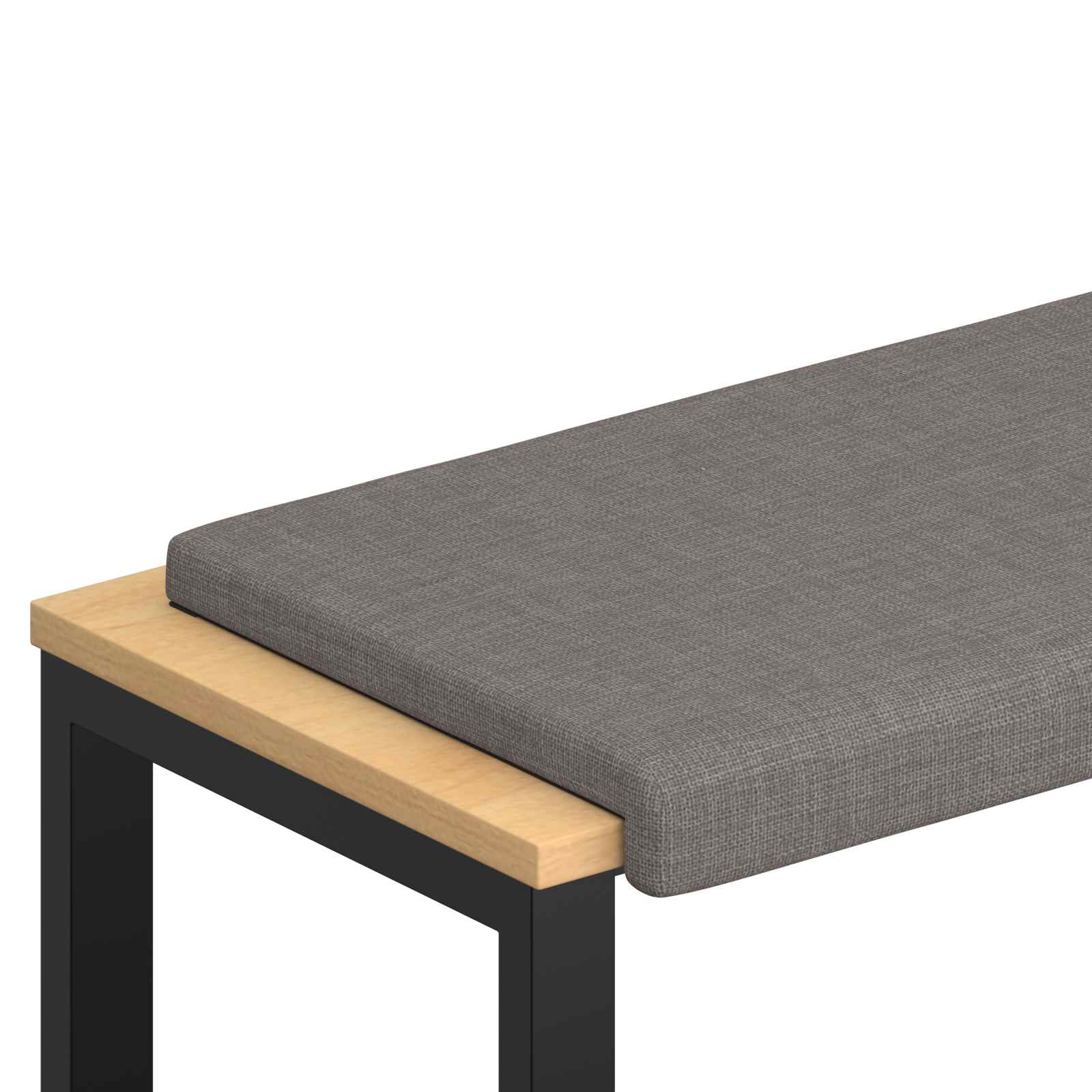 Jastučić za klupu Tkanina Sivosmeđa Dubina 35 cm