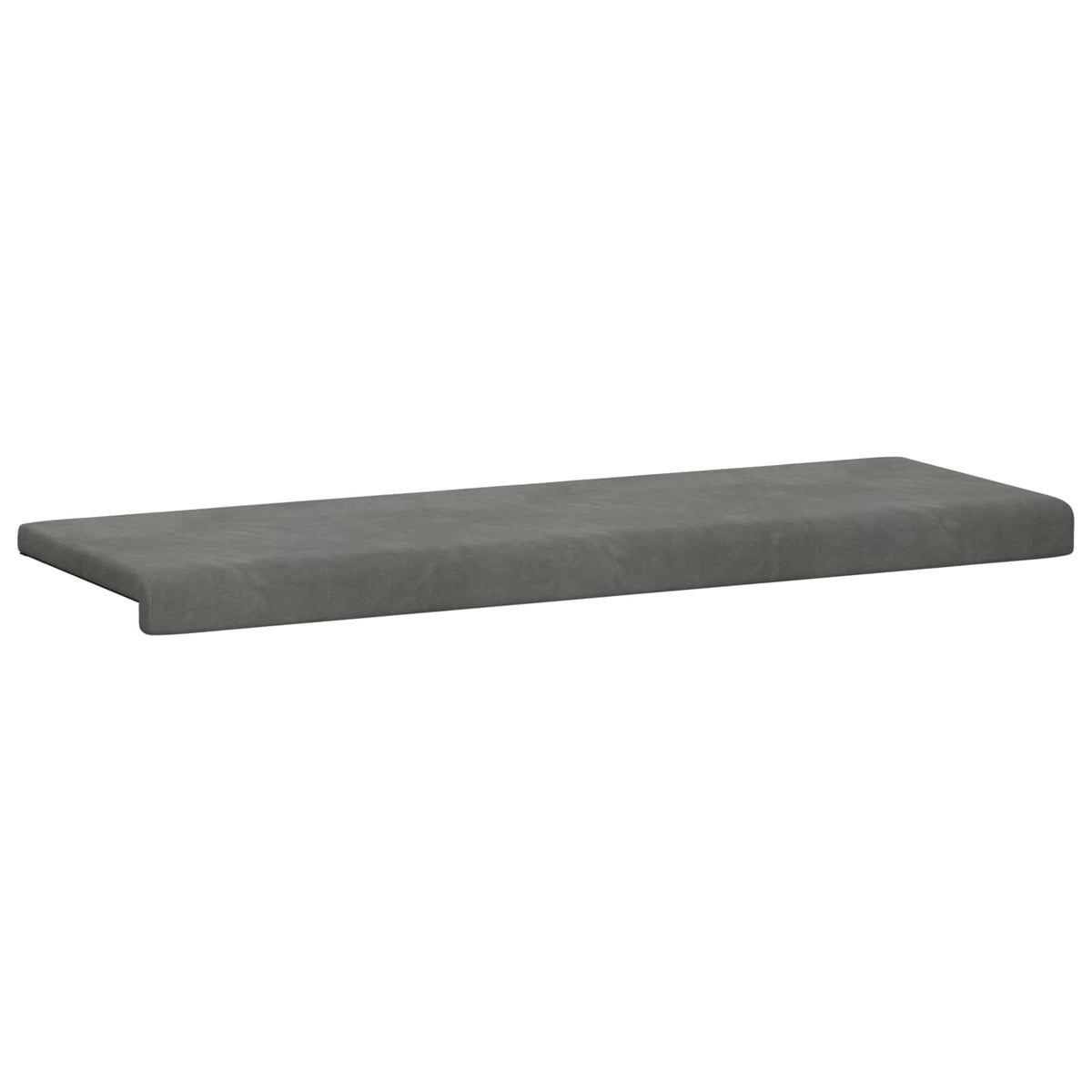 Jastučić za klupu Baršun Tamnosiva Dubina 35 cm