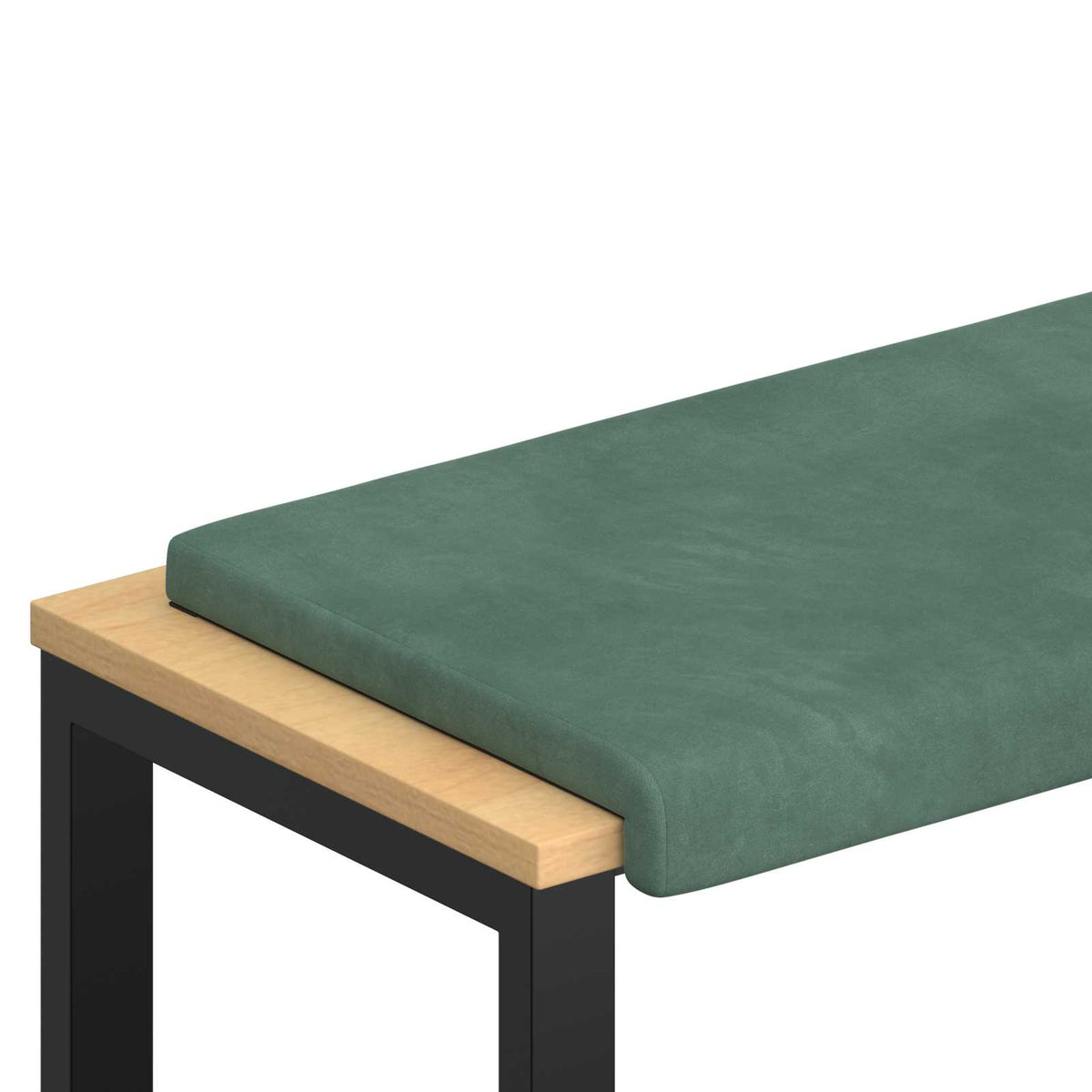 Jastučić za klupu Baršun Morska zelena Dubina 35 cm