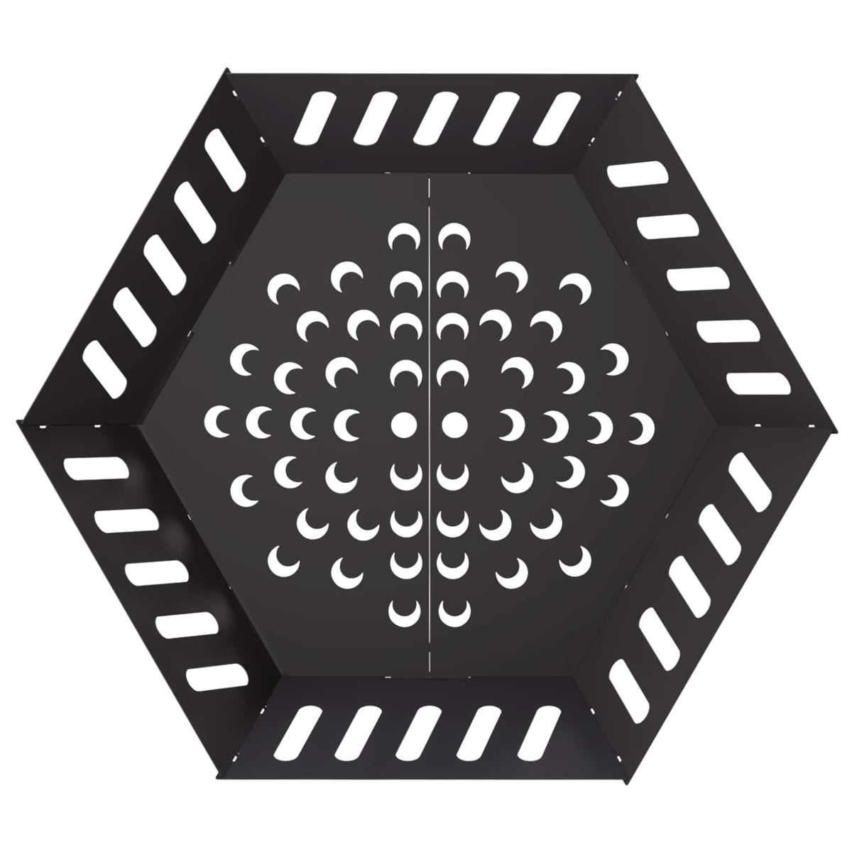 Kamin Crna 80 x 80 x 28 cm Čelik