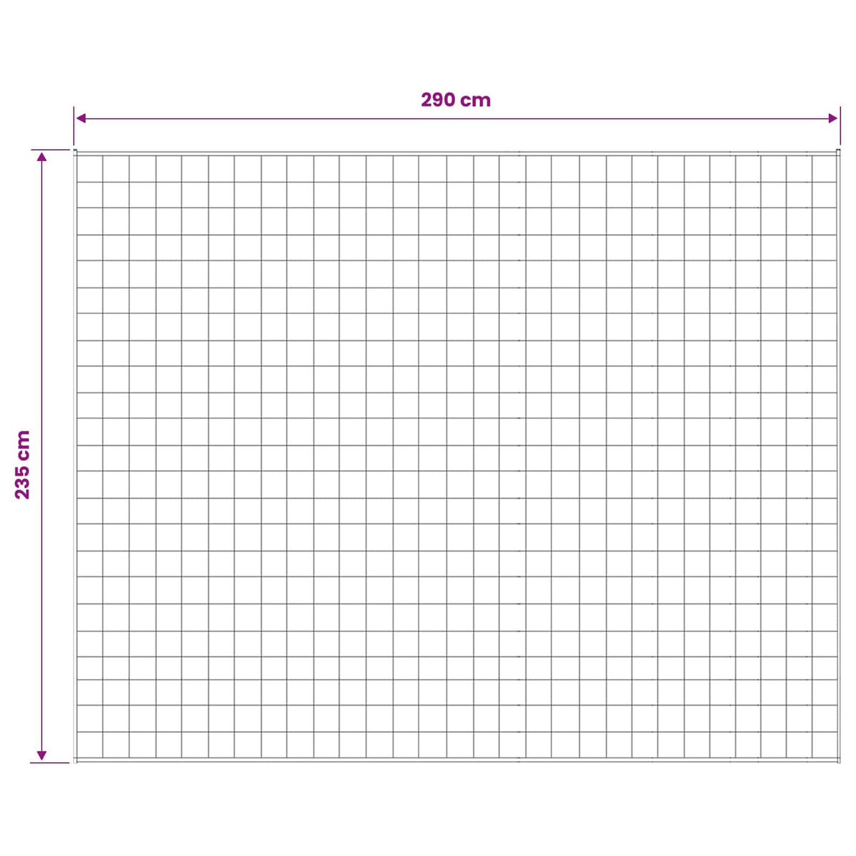 Težak pokrivač Antracit 235 x 290 cm 15 kg 100% Pamuk 205T
