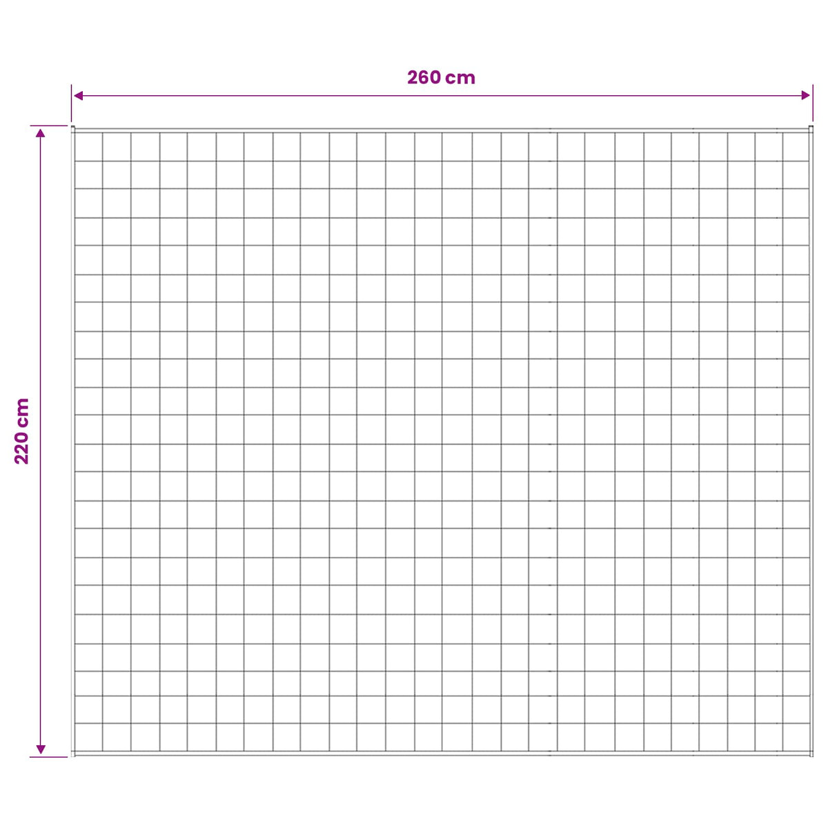 Težak pokrivač Bijela 220 x 260 cm 15 kg 100% Pamuk 205T