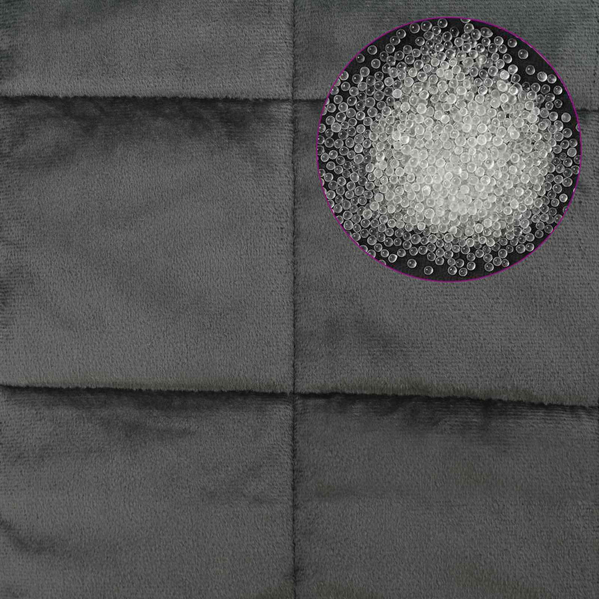 Težak pokrivač Antracit 120 x 180 cm 5 kg 100% Pamuk 205T
