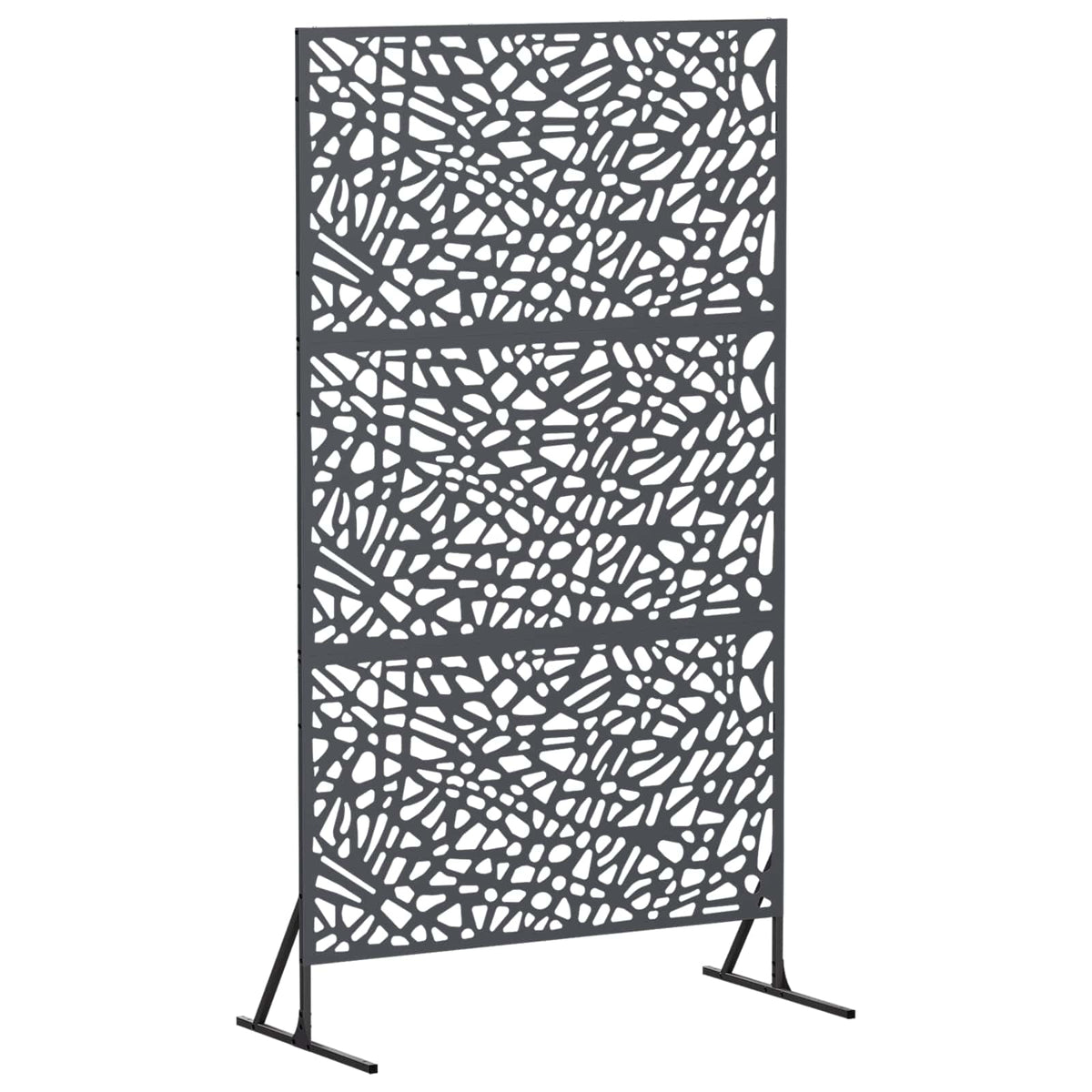 Zaslon za privatnost 100 x 50 x 180 cm Čelik Antracit