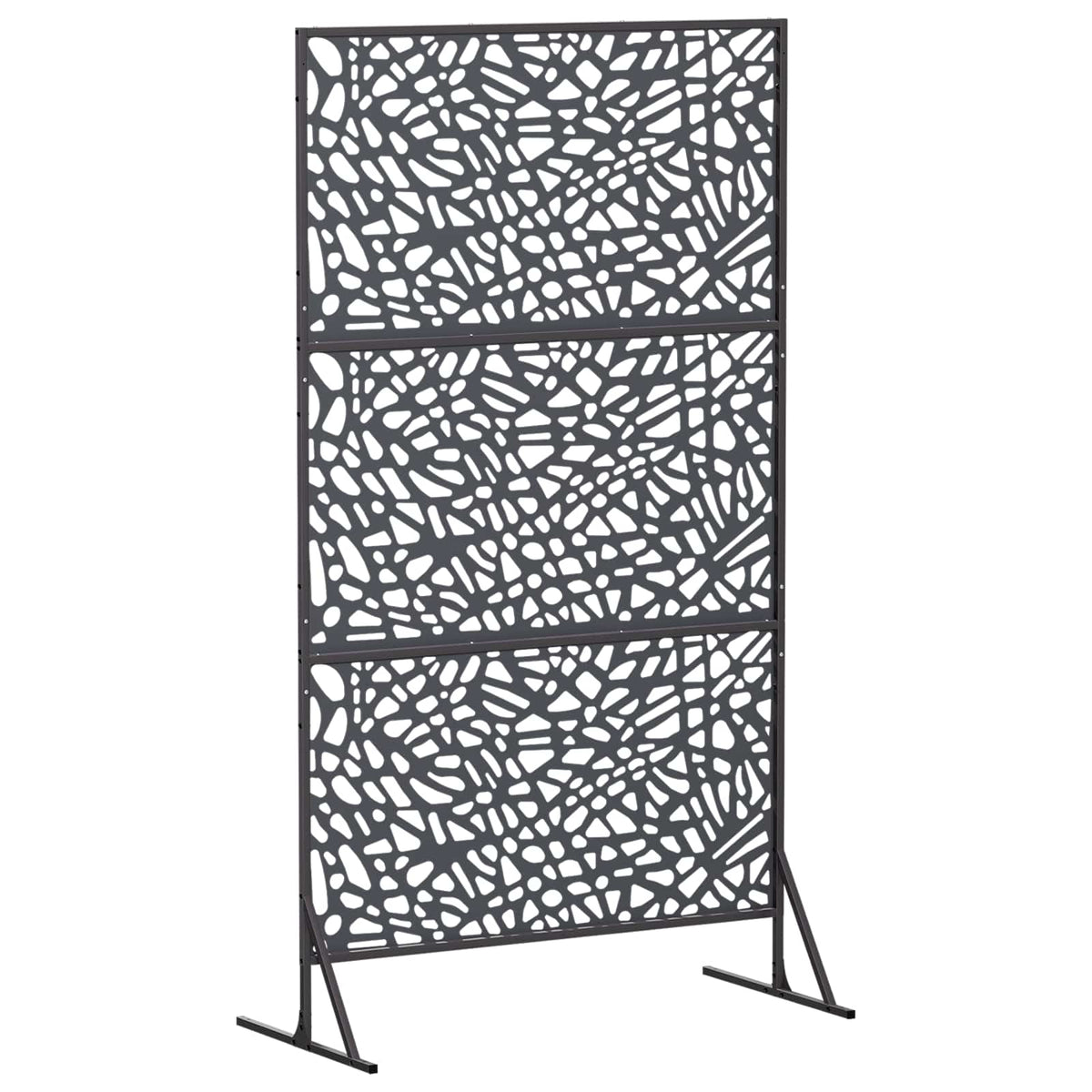 Zaslon za privatnost 100 x 50 x 180 cm Čelik Antracit