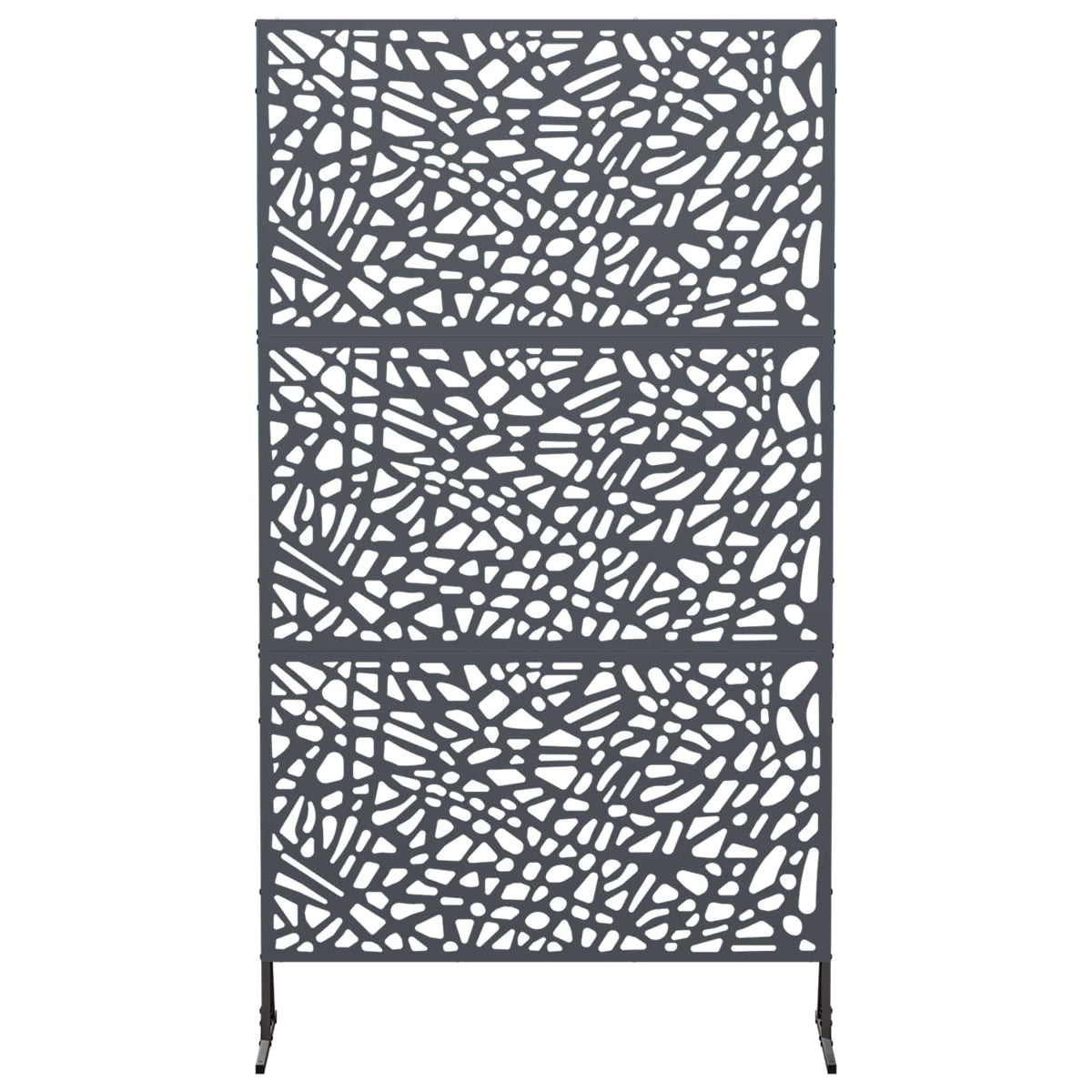 Zaslon za privatnost 100 x 50 x 180 cm Čelik Antracit