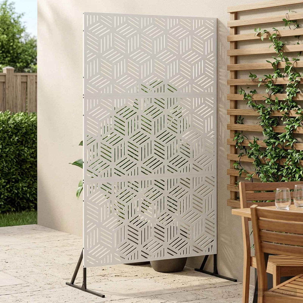 Zaslon za privatnost 100 x 50 x 180 cm Čelik