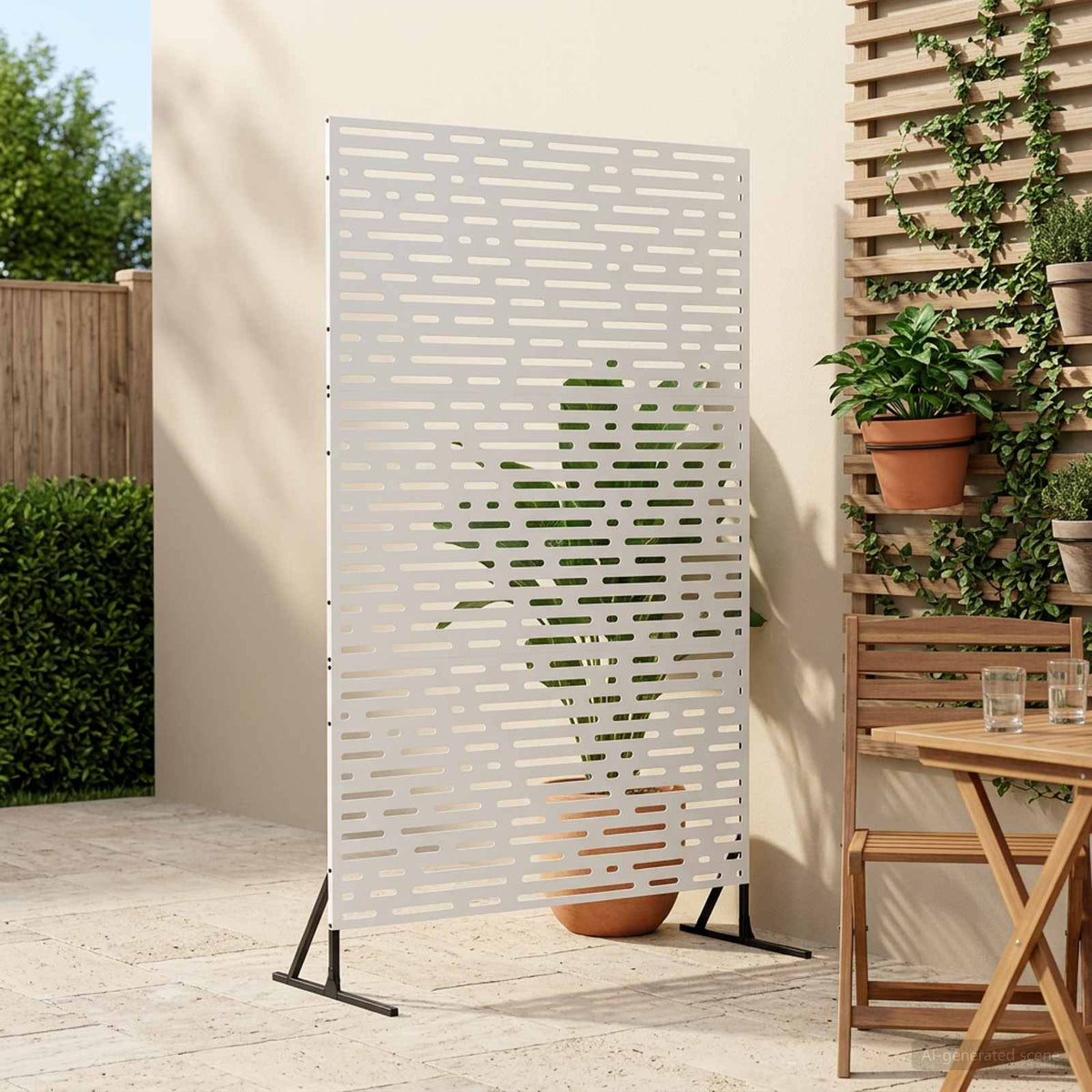 Zaslon za privatnost 100 x 50 x 180 cm Čelik