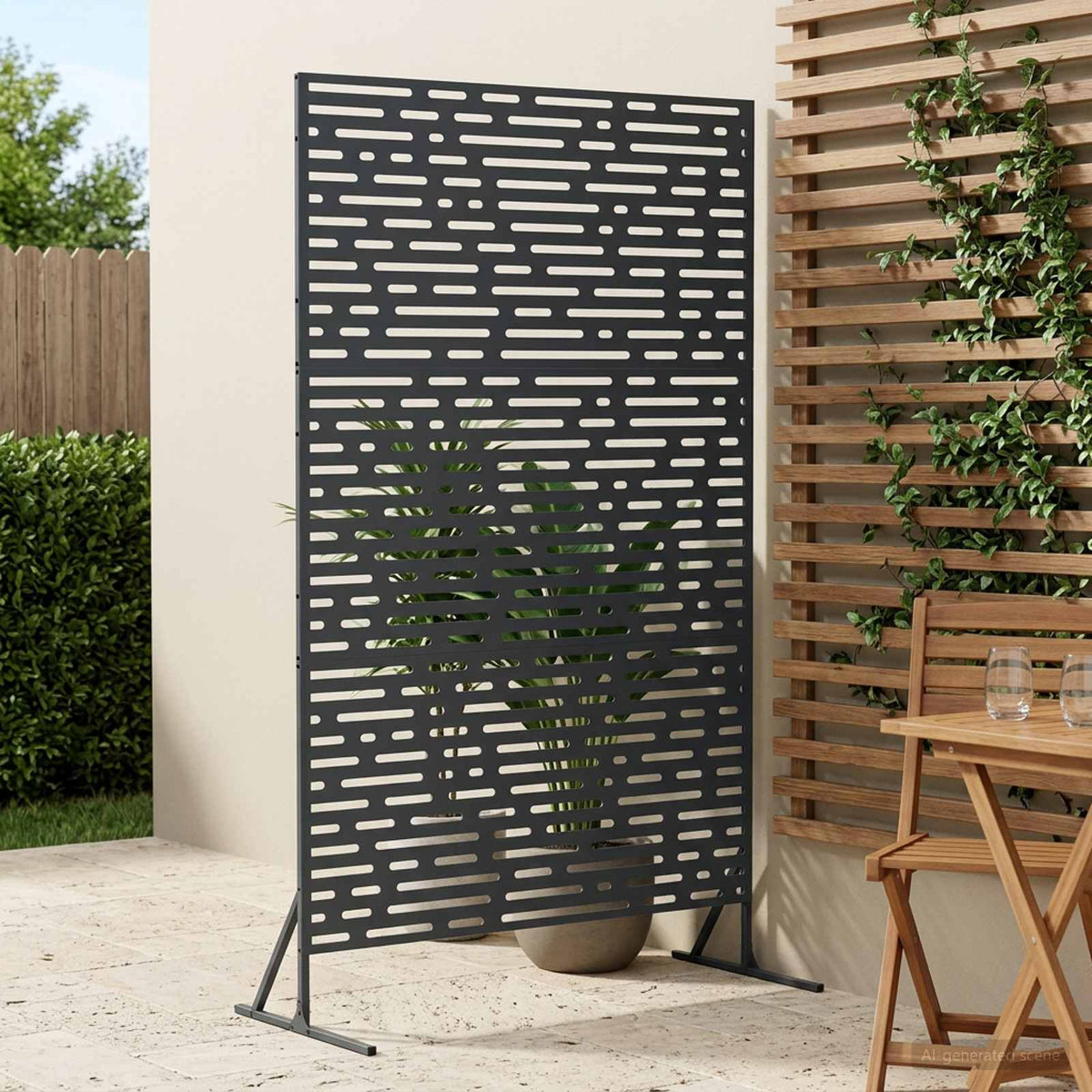Zaslon za privatnost 100 x 50 x 180 cm Čelik