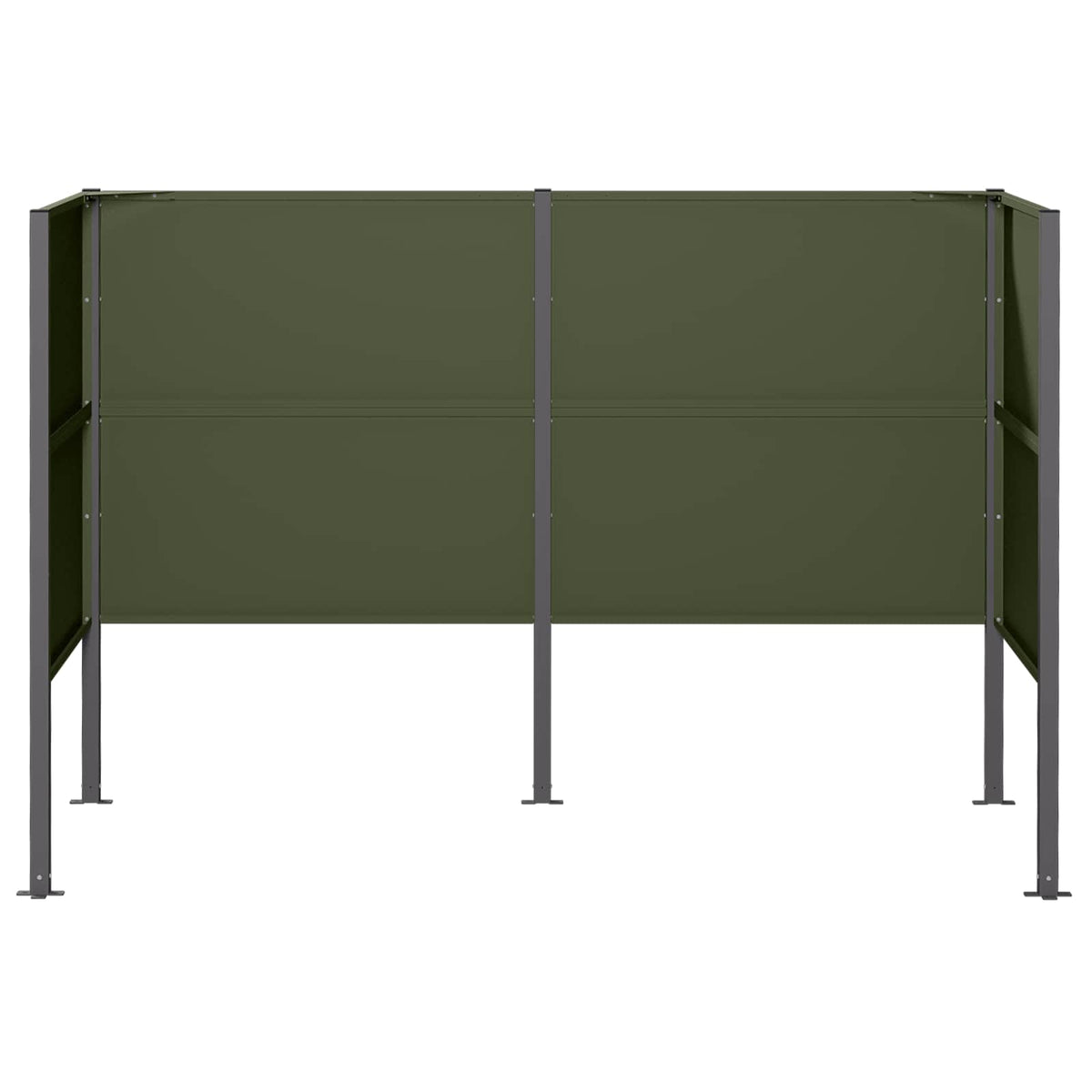 Ekran za kante za smeće 167 x 85 x 113 cm Čelik