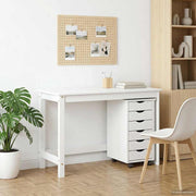 Set stola i pokretnog ormara MOSS 2 pcs Bijela