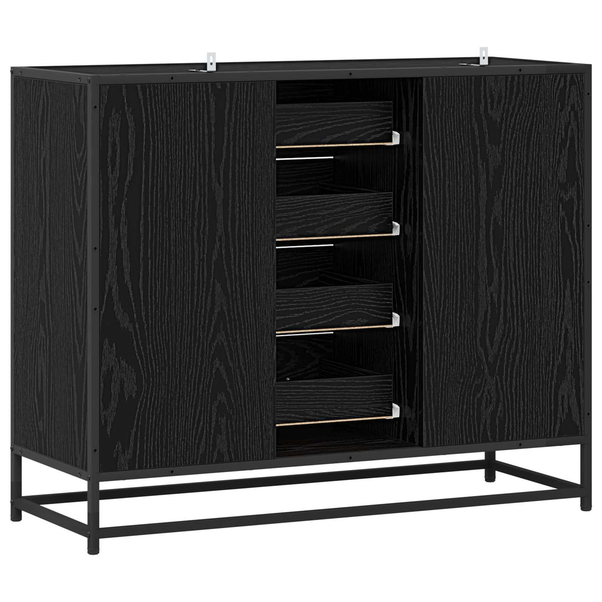 Kreveta Crni hrast 92 x 35 x 76 cm Konstruirano drvo