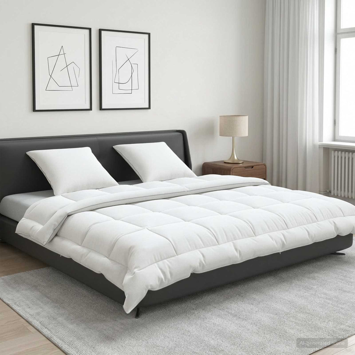 Set jastuka i popluna 3 kom. 200x240 cm Ljeto 140 GSM Vuna