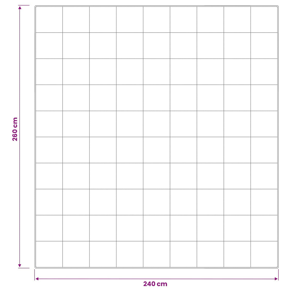 Set jastuka i popluna 3 kom. 240x260 cm Ljeto 140 GSM Vuna