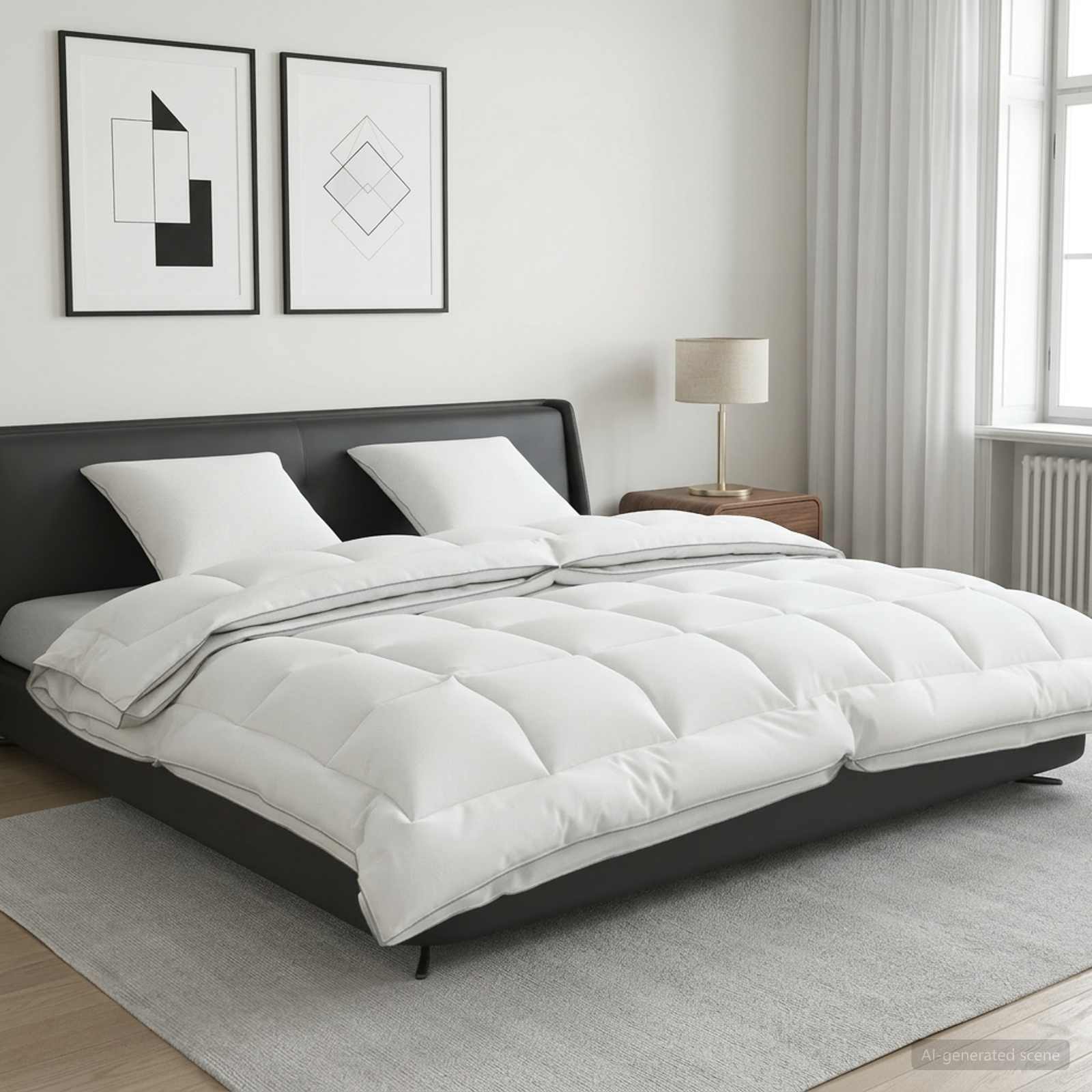 Set jastuka i popluna 3 kom. 220x240 cm 4 godišnja doba Vuna