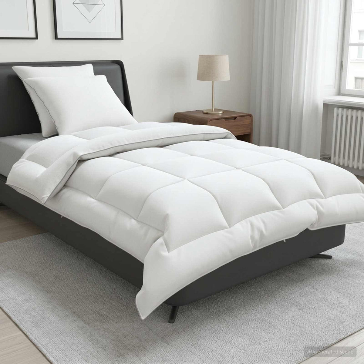 Set jastuka i popluna 3 kom. 140 x 220 cm 4 godišnja doba Vuna