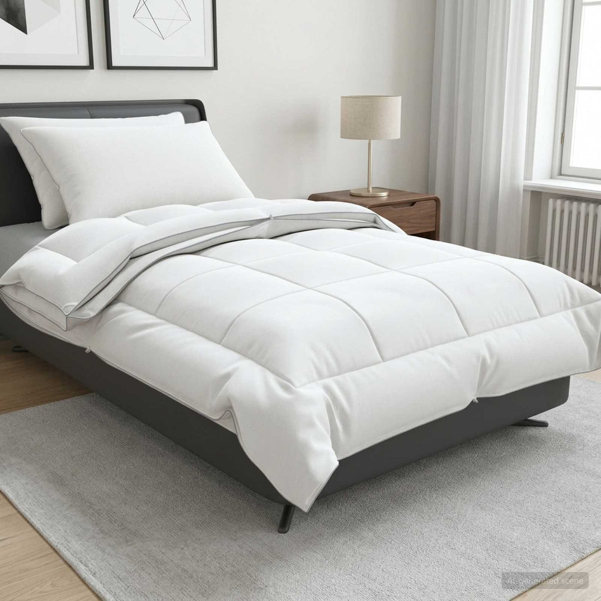 Set jastuka i popluna 3 kom. 135x220 cm 4 godišnja doba Vuna