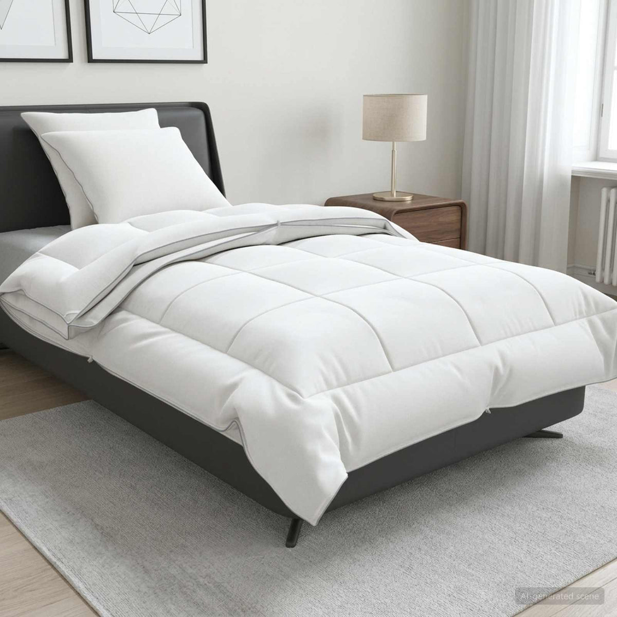 Set jastuka i popluna 3 kom. 140x220 cm 4 godišnja doba Vuna
