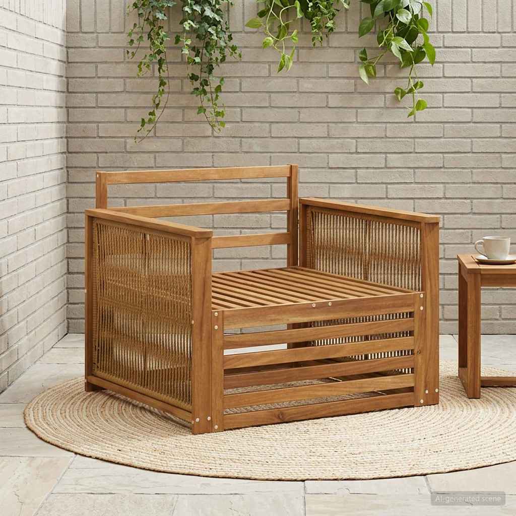 Srednja sofa za van Prirodna
