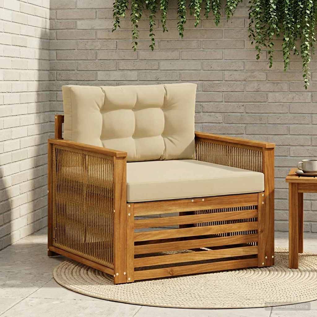 Srednja sofa za van Prirodna