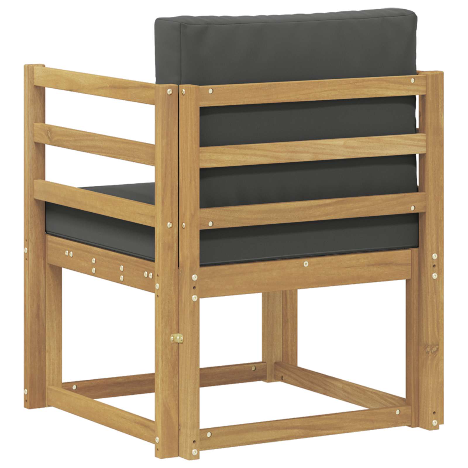 2 Komad Set vanjskih sofa Poliester Bijela i Antracit