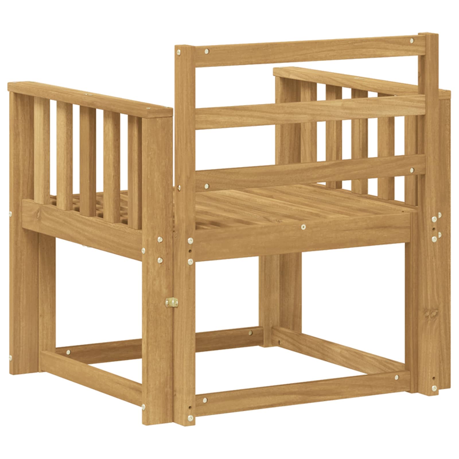 Set vanjskih sofa Čvrsto drvo akacije Bijela