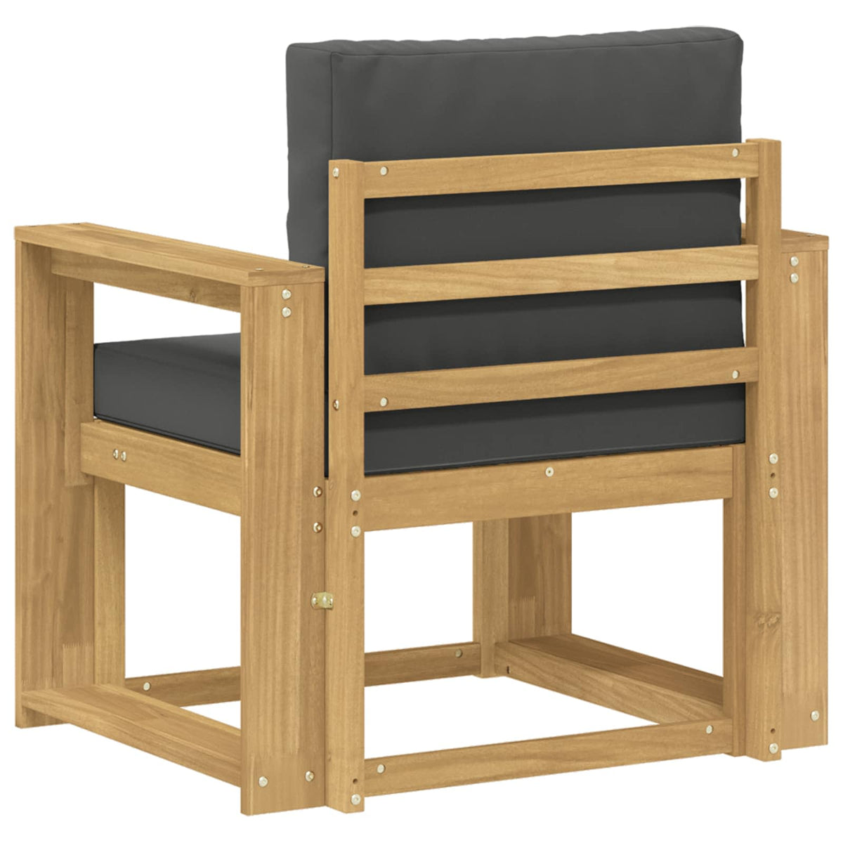 2 Komad Set vanjskih sofa Poliester Bijela i Antracit